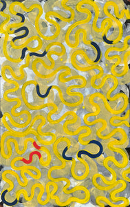 Interrupted Path acrylic painting on canvas